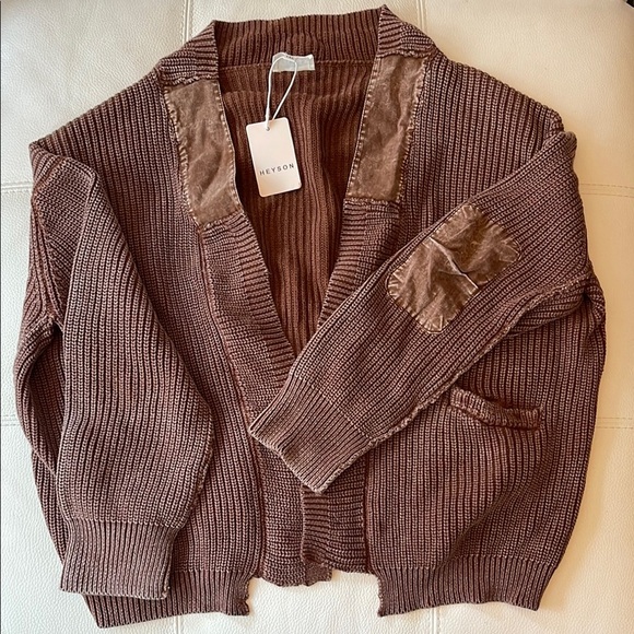 Heyson Mineral Wash Cardigan - Size 1XL - Picture 1 of 6